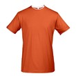 Футболка мужская с контрастной отделкой Madison 170, оранжевый/белый