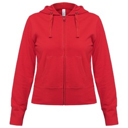 Толстовка женская Hooded Full Zip серый меланж