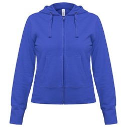 Толстовка женская Hooded Full Zip серый меланж