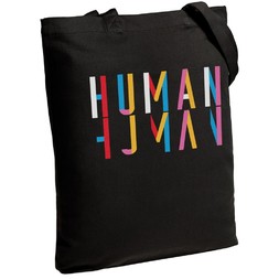 Холщовая сумка Human, черная